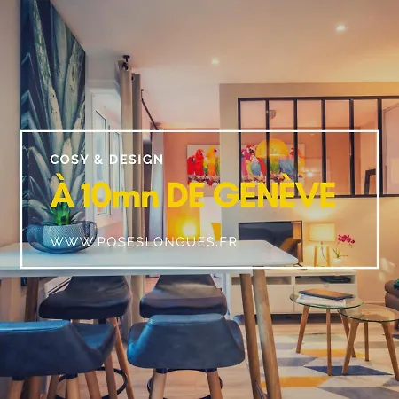 Appartamento Le Chatelet- Parking Gratuit - Cosy Et Design - à 10 Mn De Geneve
